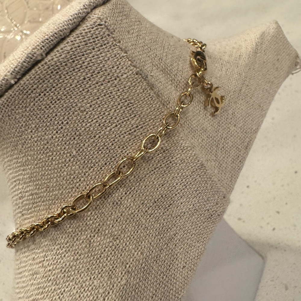 CHANEL Gold and Silver Heart Necklace - Picture 11 of 11